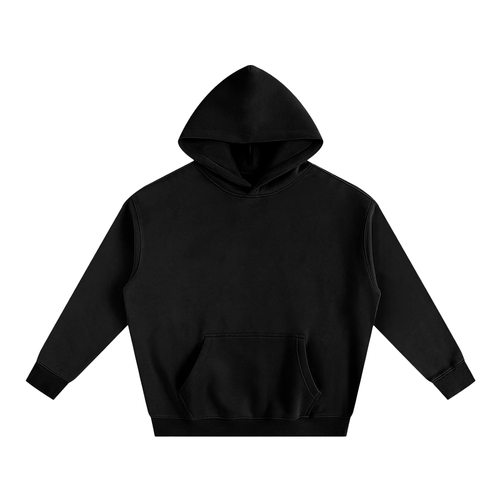 MEN'S OVERSIZED FLEECE HOODIE WITH GRAPHIC PRINT
