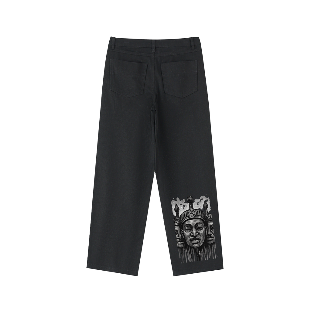 STRAIGHT LEG TROUSERS