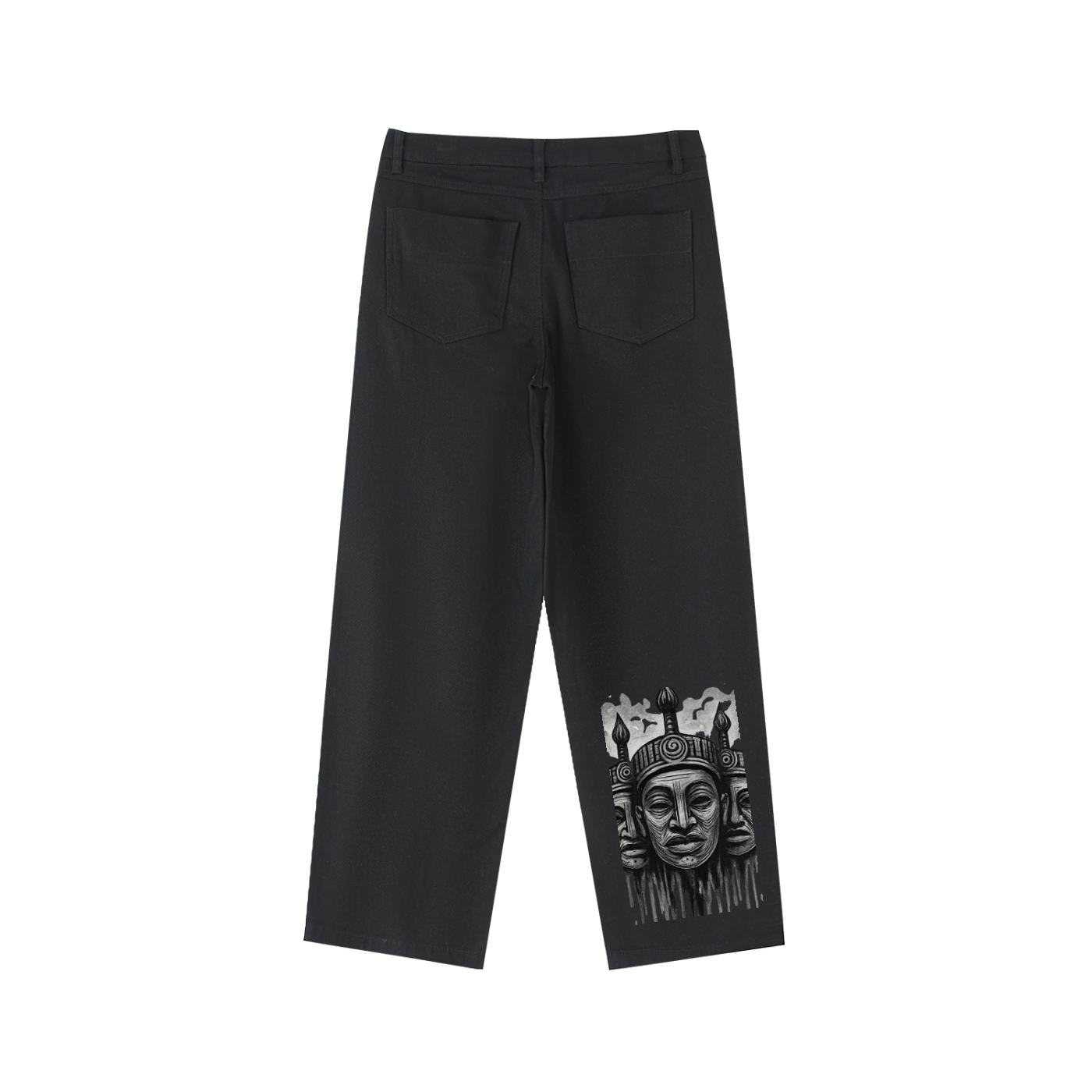 STRAIGHT LEG TROUSERS