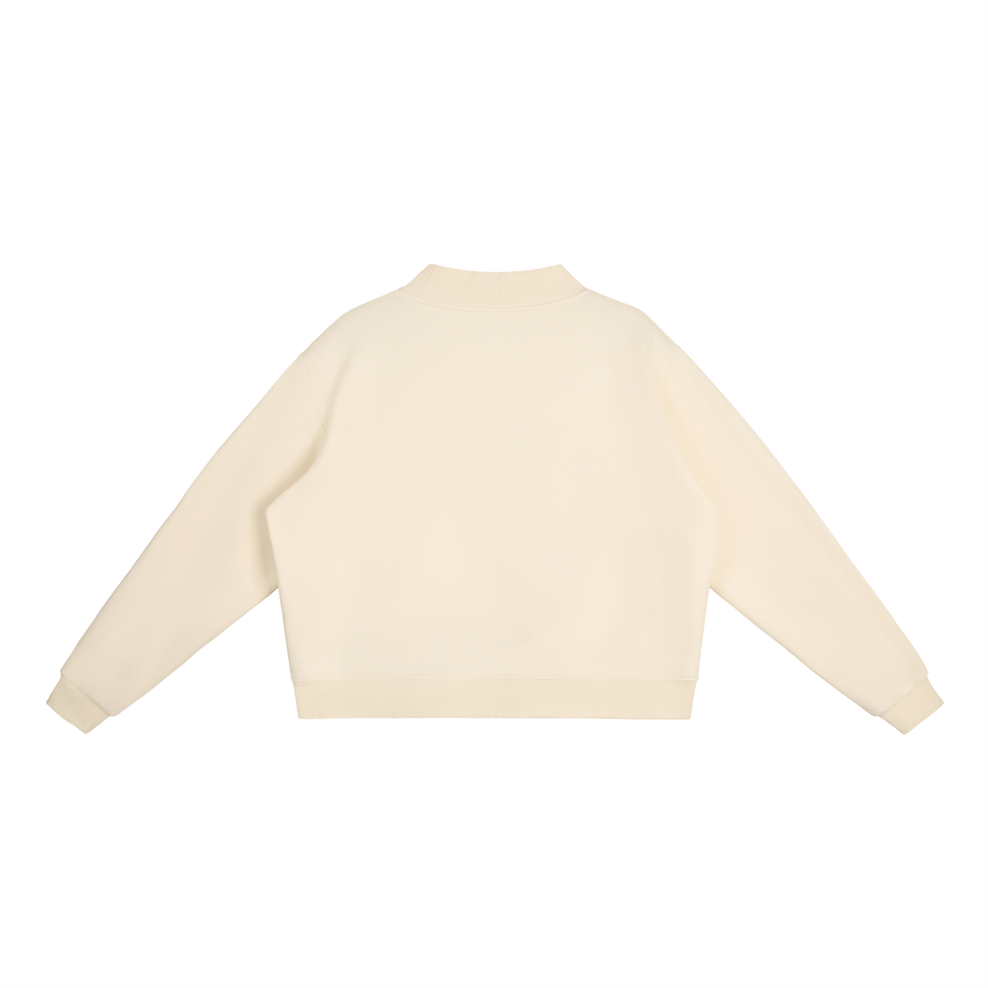 Mock-Neck Crew Sweatshirt