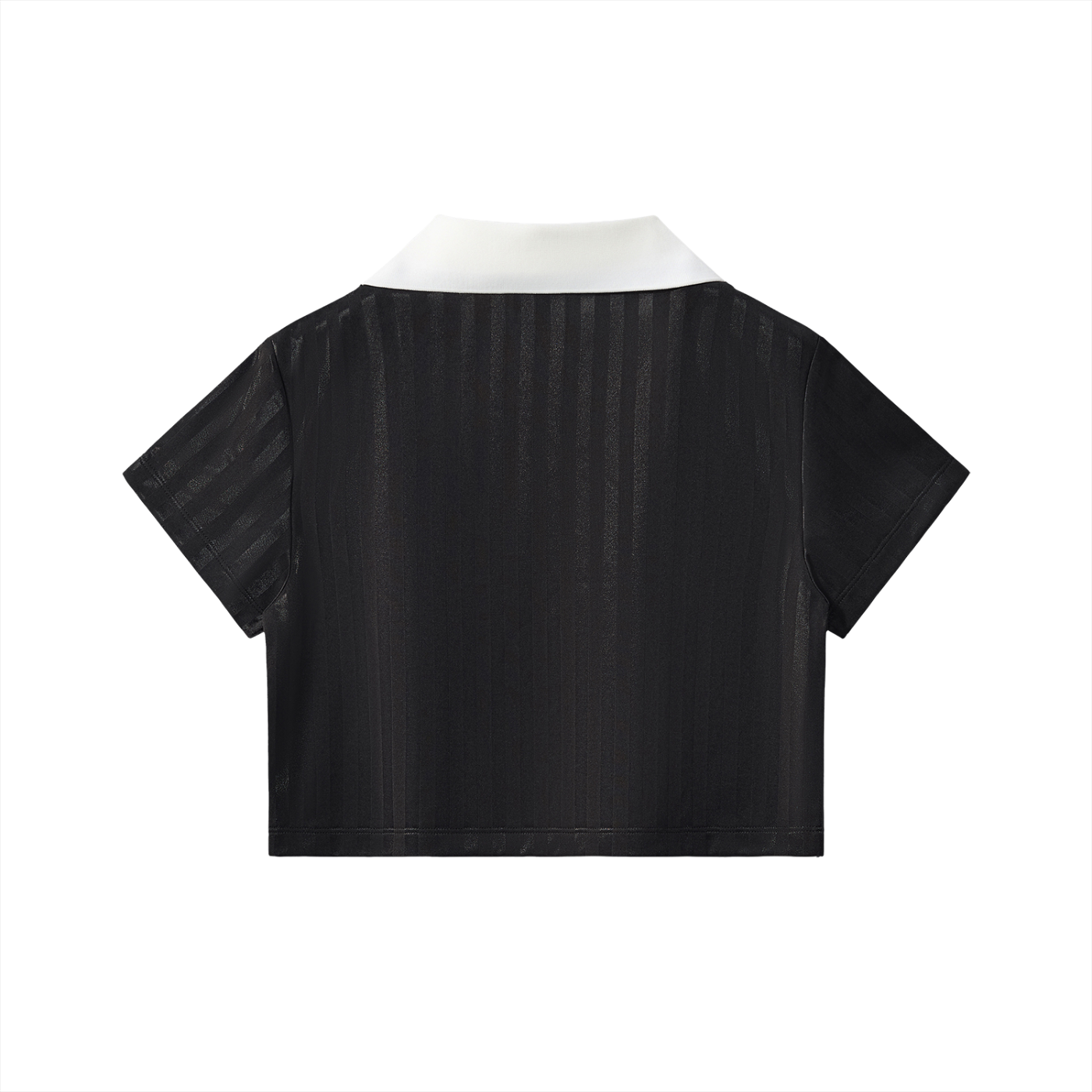STRIPED CROPPED JERSEY