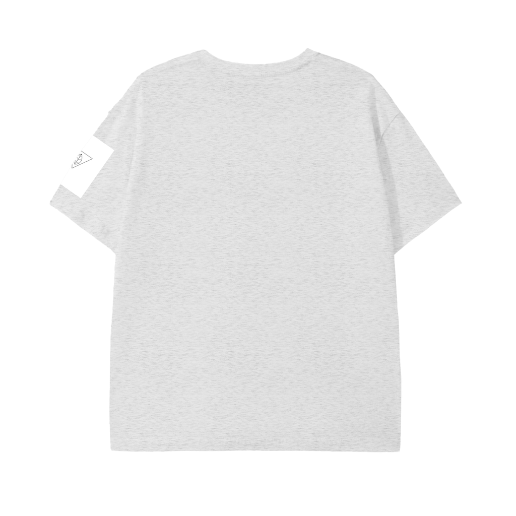MEN'S PURE COTTON T-SHIRT WITH INVERTED TRIANGLE DESIGN