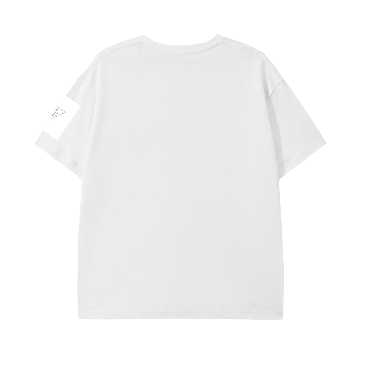 MEN'S PURE COTTON T-SHIRT WITH INVERTED TRIANGLE DESIGN