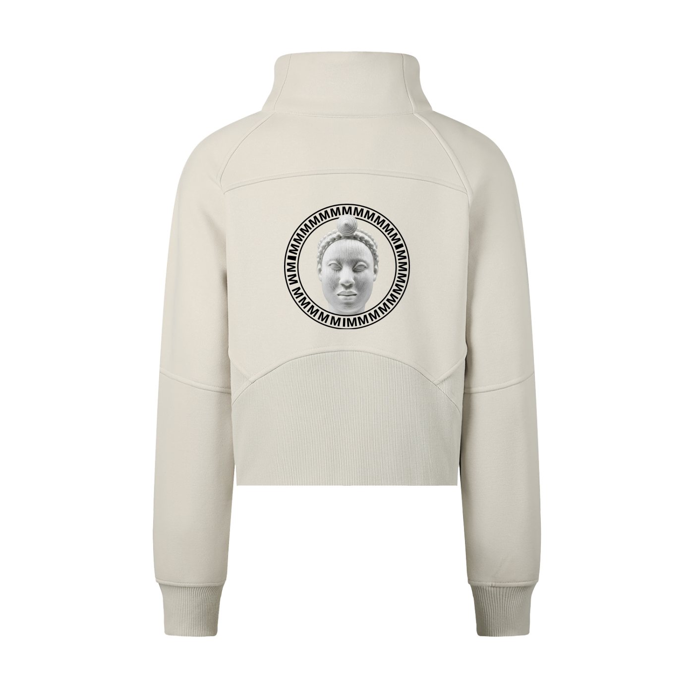 Cropped Half-Zip Hoodie