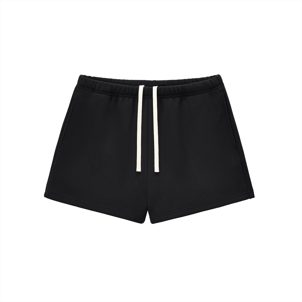 WOMENS DRAWSTRING SWEAT SHORTS