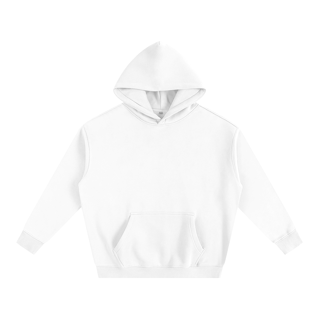 MEN'S OVERSIZED FLEECE HOODIE WITH GRAPHIC PRINT