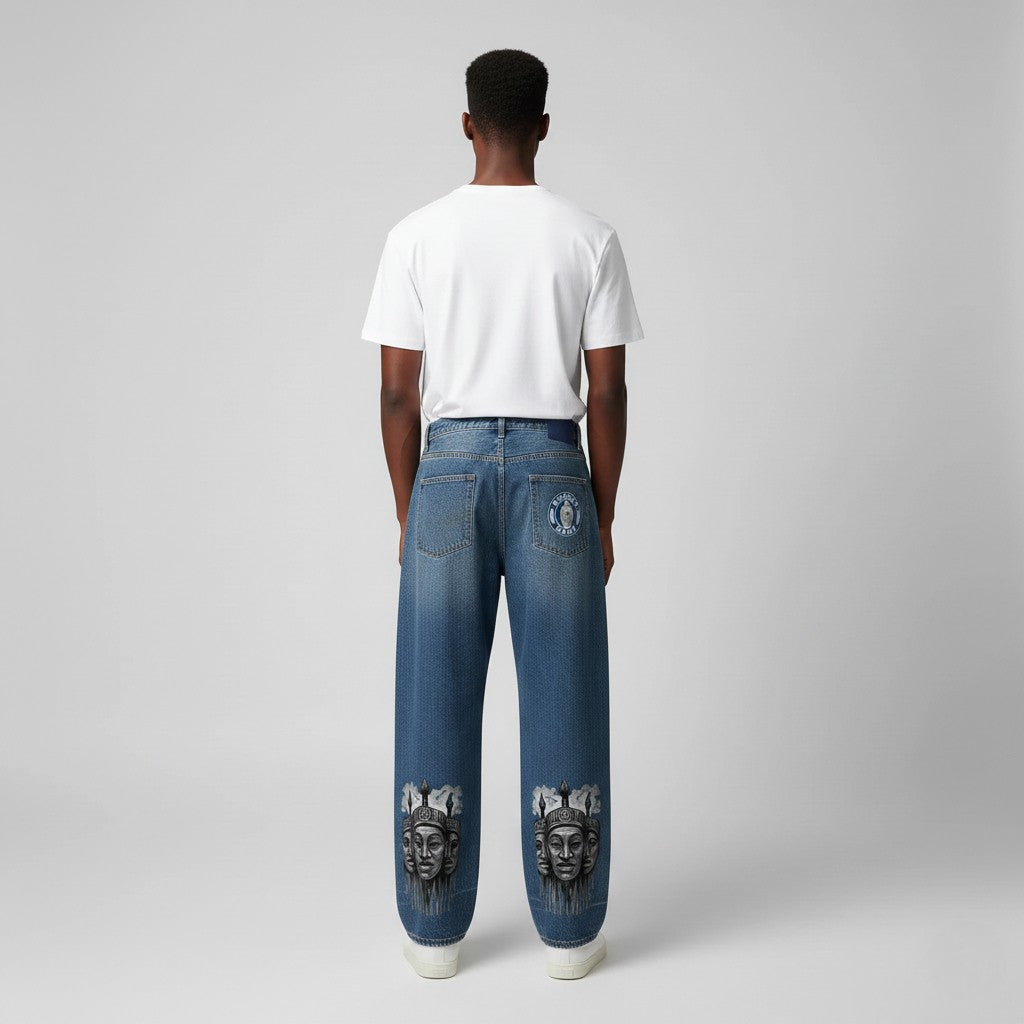 DIRTY WASH DENIM JEANS