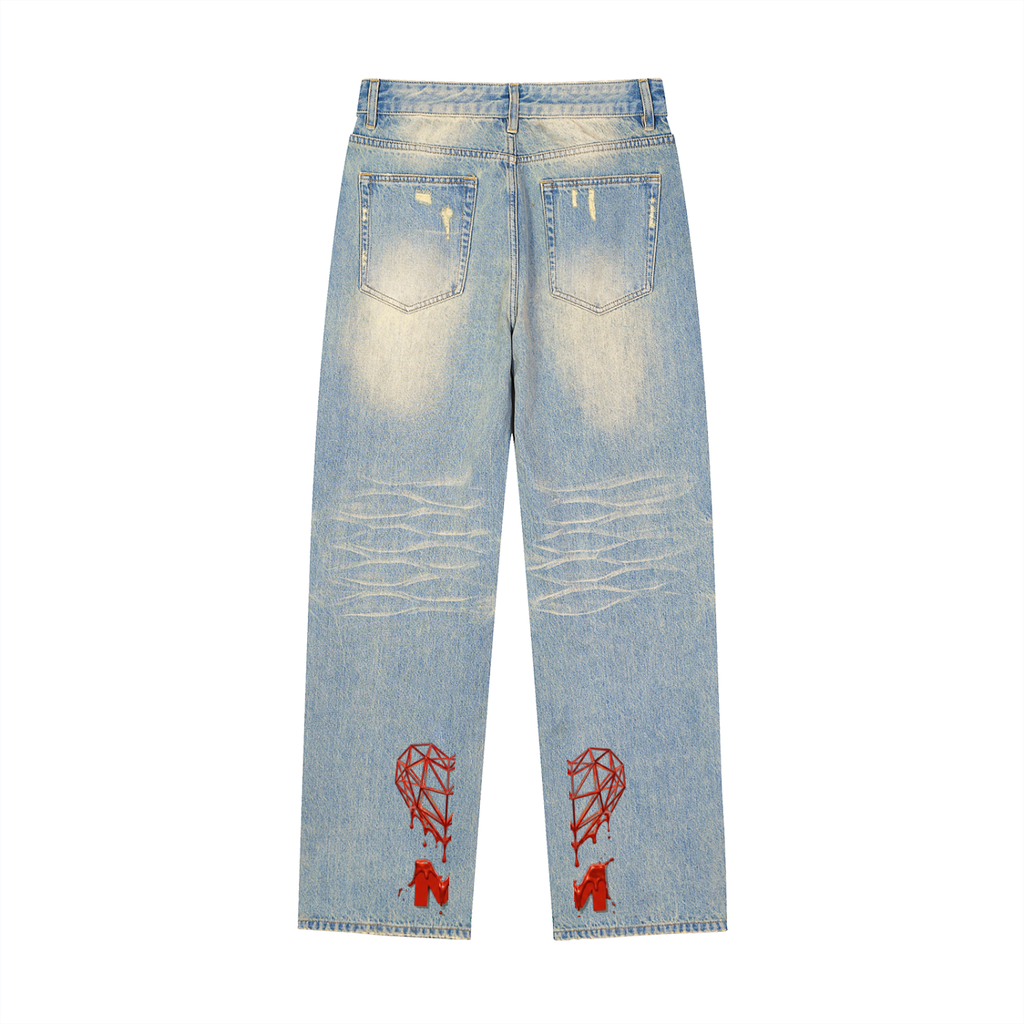 SUN FADE DENIM JEANS