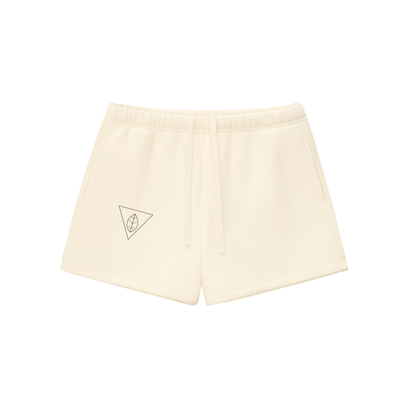 WOMENS DRAWSTRING SWEAT SHORTS