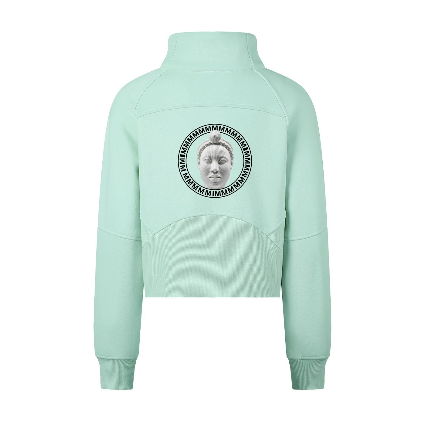 Cropped Half-Zip Hoodie