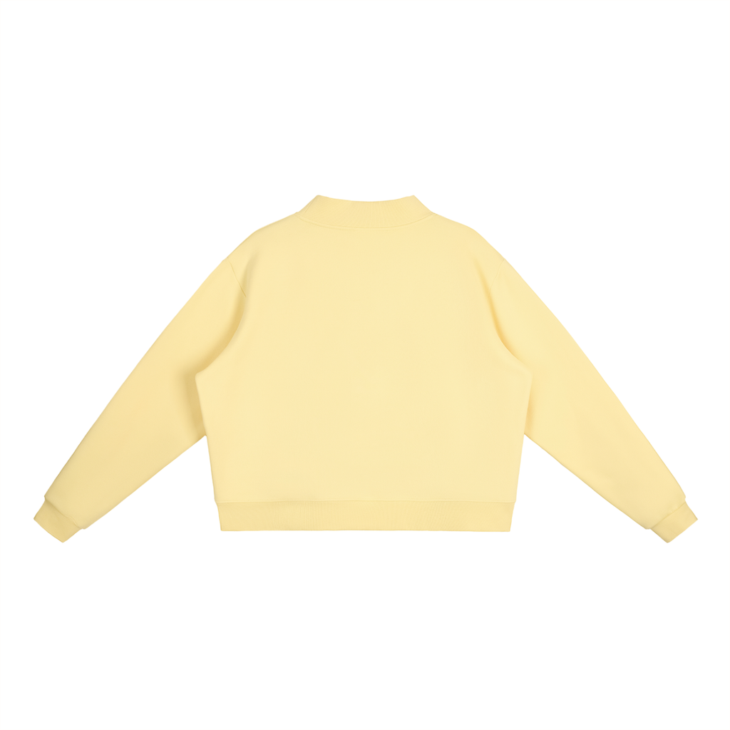 Mock-Neck Crew Sweatshirt