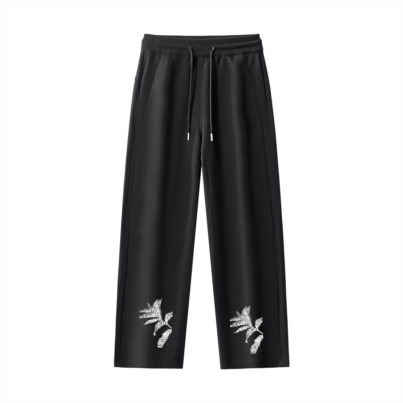 DRAWSTRING STRAIGHT-LEG SWEATPANTS