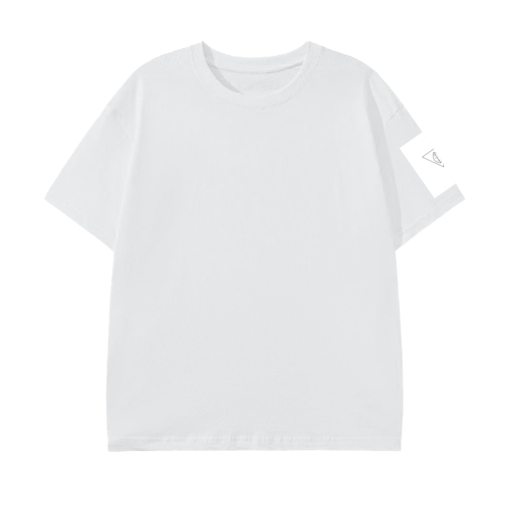MEN'S PURE COTTON T-SHIRT WITH INVERTED TRIANGLE DESIGN