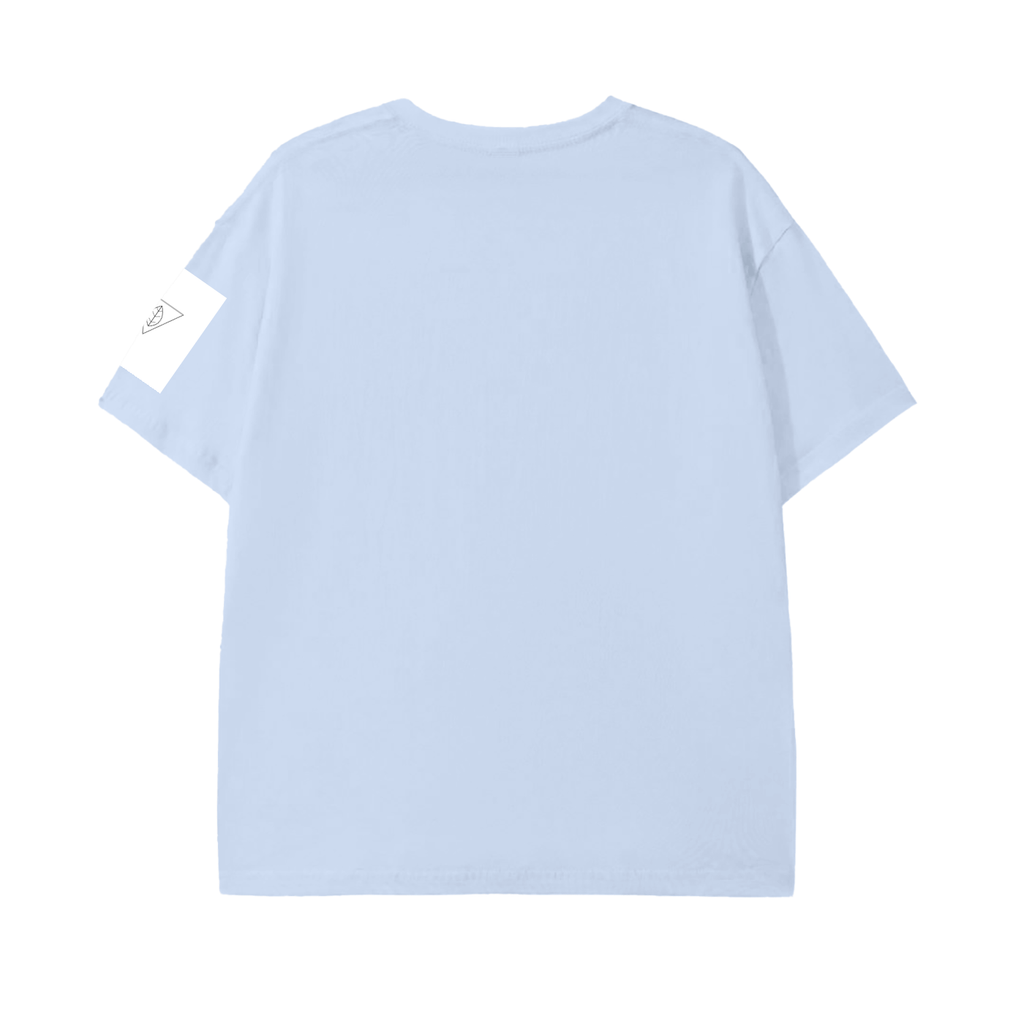MEN'S PURE COTTON T-SHIRT WITH INVERTED TRIANGLE DESIGN
