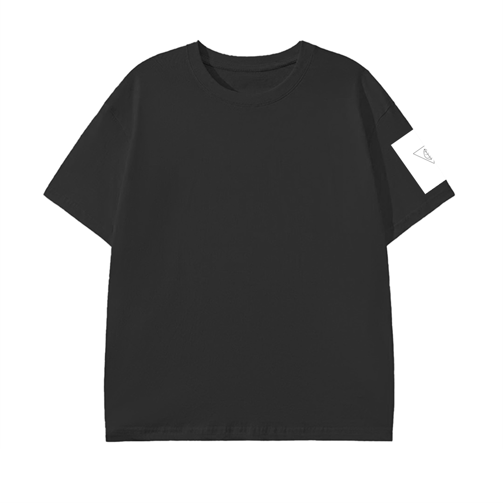 MEN'S PURE COTTON T-SHIRT WITH INVERTED TRIANGLE DESIGN