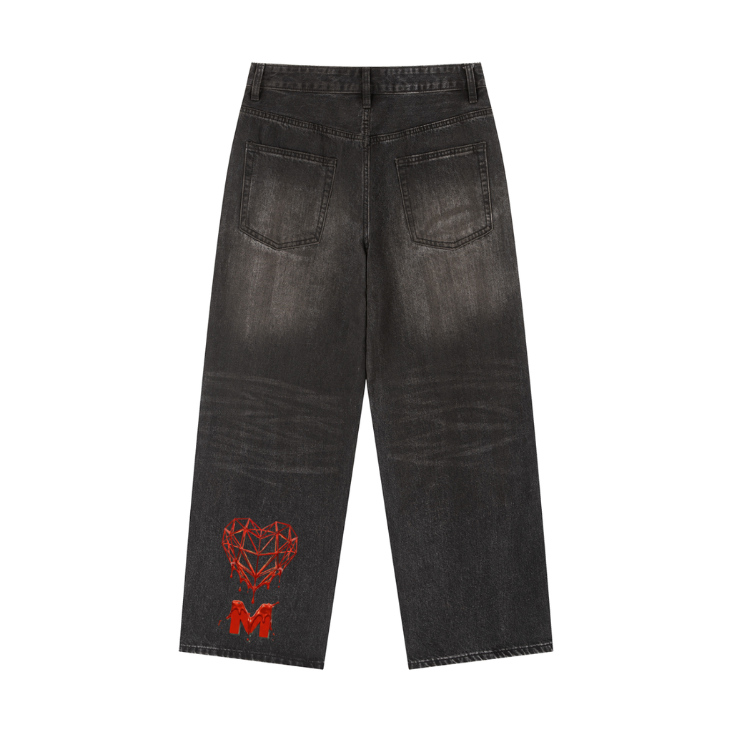 VINTAGE WASH DENIM JEANS