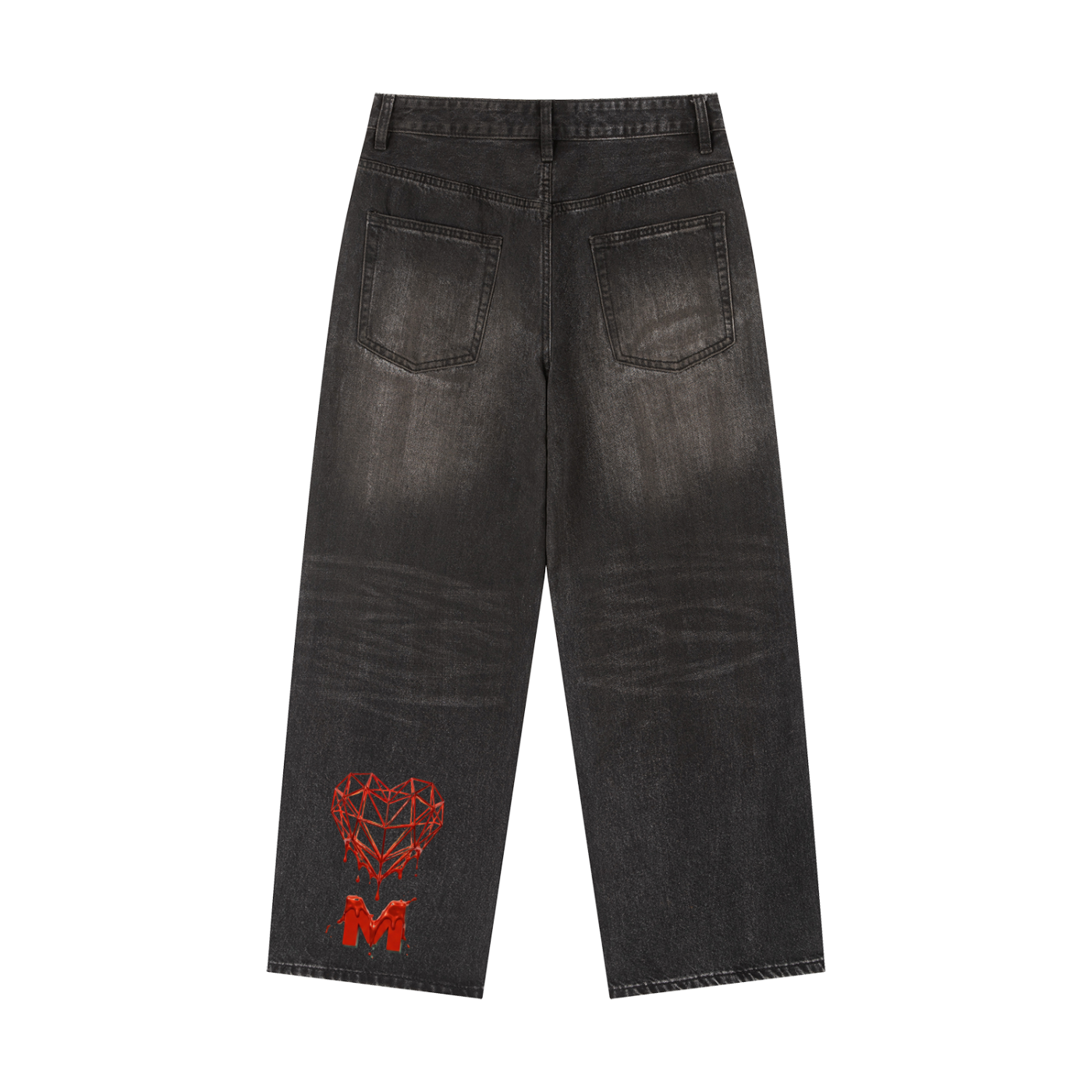 VINTAGE WASH DENIM JEANS