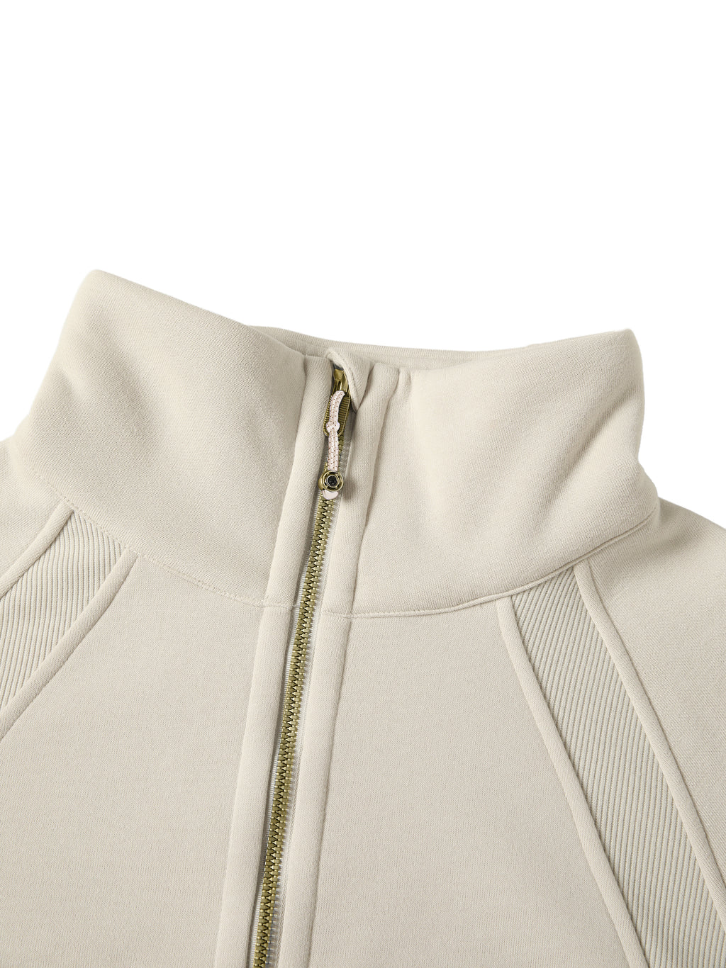 CROPPED HALF-ZIP HOODIE