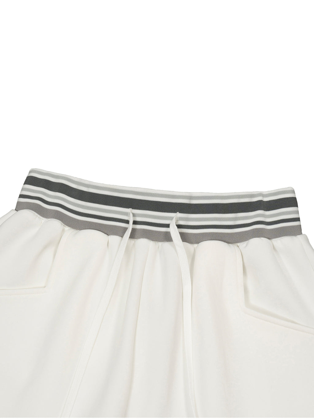 STRIPED WAIST WIDE LEG TROUSERS